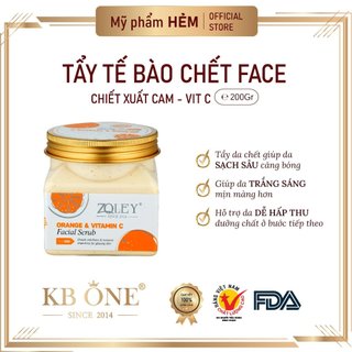 Tẩy Tế Bào Chết Da Mặt Hương Cam Zoley 200g