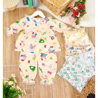 Combo 3 bộ tay dài xốp gạo bé