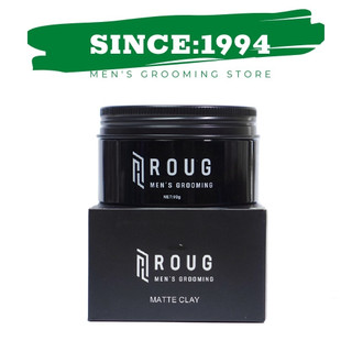 ROUG ĐEN | Sáp vuốt tóc Roug Matte Clay 90g dành cho tóc mỏng - Chính Hãng Singapore