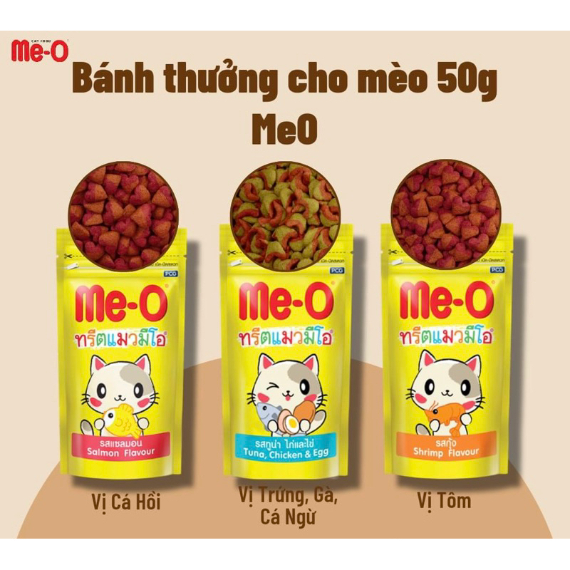 Bánh thưởng Me-O dành cho mèo
