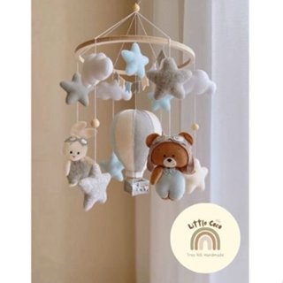 Treo nôi cũi cho bé sơ sinh, treo Nôi sắc màu cho bé (CHƯA BAO GỒM THANH TREO VÀ HỘP NHẠC)