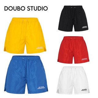 Quần short dù Doubo, form trên gối, 5 màu basic form quần chữ A, nam nữ đều mặc được