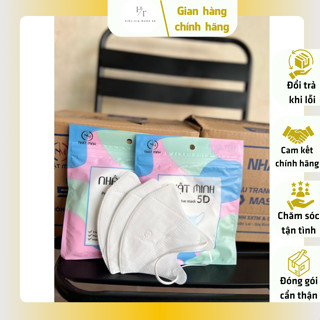 🔝 THÙNG 200 CHIẾC KHẨU TRANG 5D MASK NHẬT MINH TIỆN LỢI 🥰