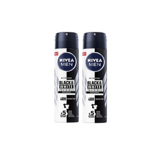 COMBO 2 chai xịt khử mùi NIVEA Men Black&White Invisible 150ml-Thái Lan