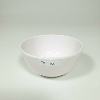 Chén đựng cơm, chè nhựa Melamine màu Trắng