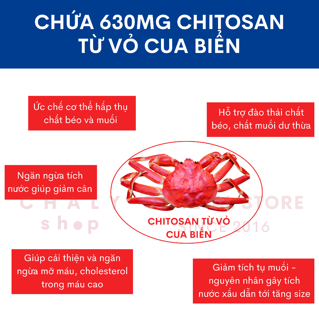 Viên uống giảm mỡ bụng DHC Chitosan 60 viên nội địa Nhật
