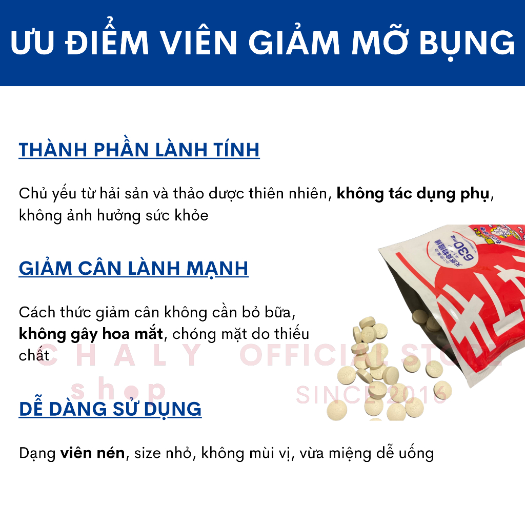 Viên uống giảm mỡ bụng DHC Chitosan 60 viên nội địa Nhật