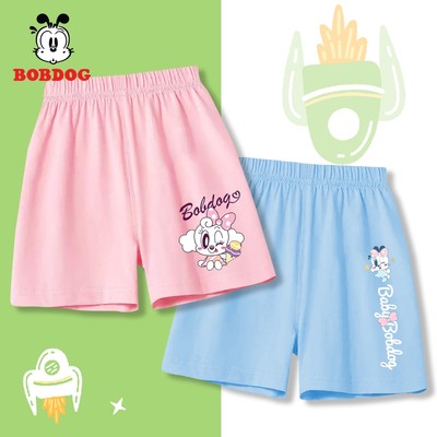 Quần short bé gái BOBDOG chất liệu cotton mới thoáng mát quần đùi họa tiết cute cho bé mặc hè