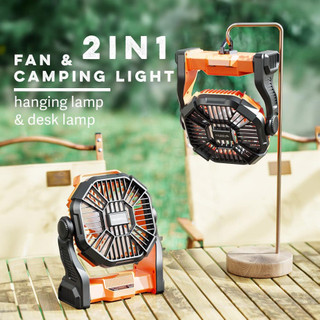 Quạt Tích Điện Mini LOGKENT X23 Tốc Độ Gió Mạnh, Thời Gian Sử Dụng Từ 5-12H