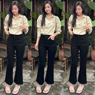 Quần jean loe vn - 4351 - trơn