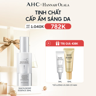 Hannah olala x ahc x tinh chất cấp ẩm sáng da ahc niacin biome mela scissors max essence 30ml