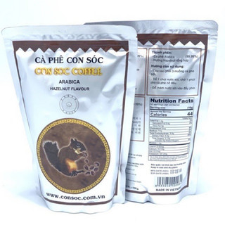 CAFE CON SÓC BỊCH NÂU 500GAM-CÀ PHÊ PHA PHIN