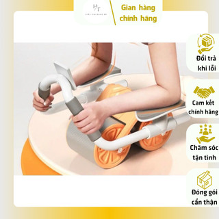  💪🏻Con Lăn Trợ Lực-Con Lăn Tập Bụng Tại Nhà Thế Hệ Mới 2 Bánh Thiết Kế Mới Có Chỗ Để Tay Tiện Lợi,Có Đếm Số 😍 