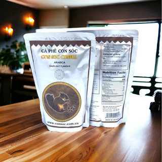 CAFE CON SÓC BỊCH NÂU 500GAM-CÀ PHÊ PHA PHIN