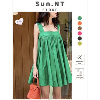 Váy BABYDOLL đầm babydoll nữ Mùa Hè SUNNT, có Kèm Quần, hợp đi chơi, đi biển cực xinh