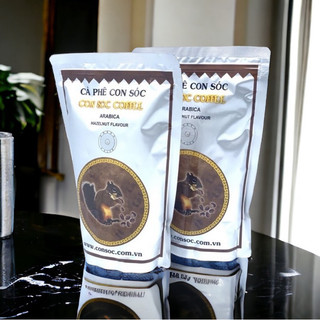 Cafe con sóc bịch nâu 500gam - 02 bịch - cà phê pha phin