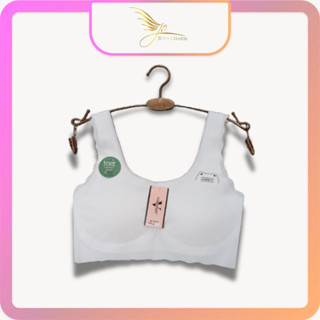 Áo Lá Bé Gái, Áo Lót Cho Bé, Áo Ngực Học Sinh JUNA Size S Thời Trang Đồ Lót Nữ, Chất Su Đúc Không Lộ, Màu Trắng/SPA2301