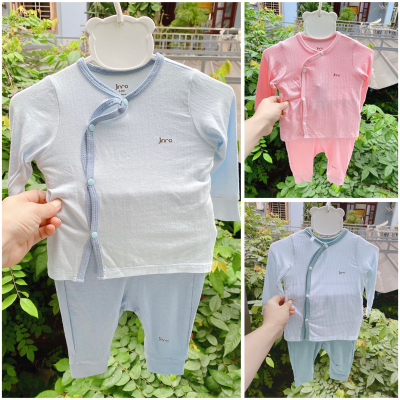 Jinro - Bộ quần áo sơ sinh Modal petit mềm mịn cho bé sơ sinh