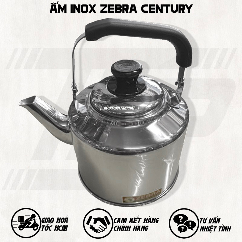Ấm Inox Zebra Century 1.5L(có lọc trà)