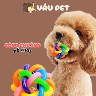 Bóng chuông đồ chơi cho chó mèo thú cưng 7 màu - Đồ chơi chó mèo Vẩu Pet Shop