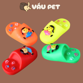 Đồ chơi cho chó mèo hình dép cao su - Đồ gặm cho chó mèo Vẩu Pet Shop