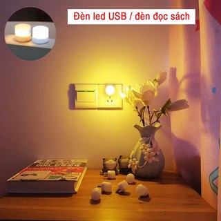 Đèn led mini bảo vệ mắt đọc sách, đèn led ngủ cổng usb