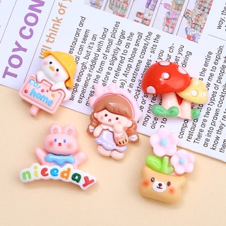 Phụ kiện charm hình vịt thỏ nice day dễ thương