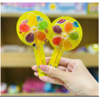 Lẻ1cái kẹo mút dẻo chong chóng