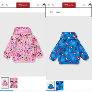 Áo khoác gió Matalan cho bé trai và bé gái xuất dư xịn