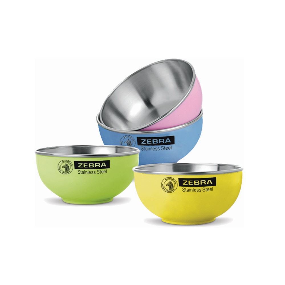 Chén Inox Zebra Cách Nhiệt Cho Bé 11cm