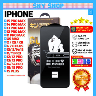 Cường lực KingKong iphone 16 Pro Max 17 ProMax 17 Air 15 ProMax 14 promax 13 12 promax 11 pro max xsmax x xs r 7 8 Plus