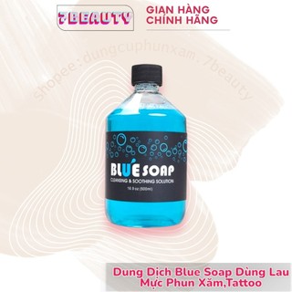 Bluesoap 500ml / dụng cụ phun xăm