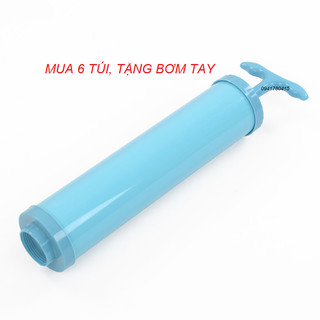 (Mua 6 túi, tặng bơm tay) Máy hút chân không quần áo mini lực hút siêu mạnh 200W, nhỏ gọn, tiện lợi dễ mang đi du lịch