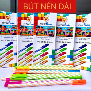 Hộp 20 chiếc bút bi nến penko nét 0.5mm.