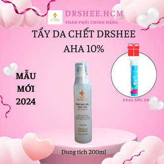 Tẩy da chết Dr.shee, tẩy tế bào chết Drshee Peeling Gel 200ml AHA 10% mờ thâm cho da nhạy cảm