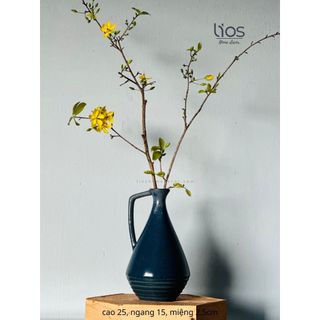 Bình gốm tay cầm kiểu dáng độc lạ. Làm quà tặng độc đáo, ý nghĩa. Binh50