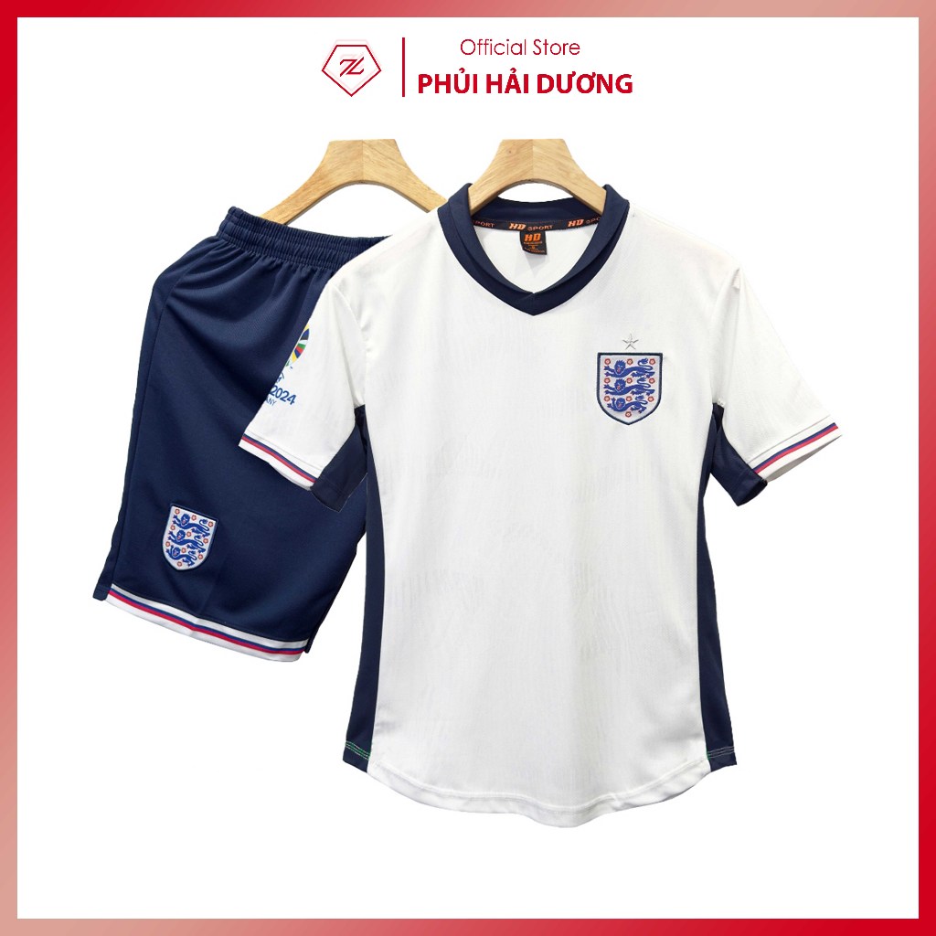 Áo Đá Bóng, Đồ Đá Banh Đội Tuyển Anh EURO 2024, Áo Bóng Đá, Quần Áo Đá Bóng Cho Nam Nữ
