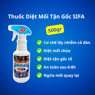 Diệt mối - diệt mọt gỗ dạng xịt tại nhà giá rẻ SIFA 500ML diệt mối tận gốc tủ bếp, sàn gỗ, khung cửa, cây trồng