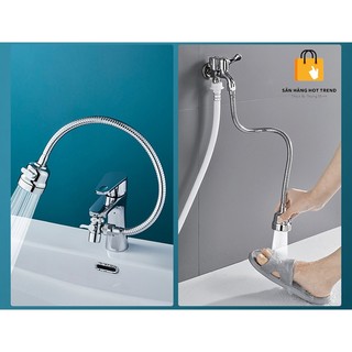  Vòi Nối Dài 70cm Mở Rộng Có Thể Điều Chỉnh Vòi Nước Mở Rộng Ống Uốn Cong Ống Bồn Rửa Chén Rửa Mặt 