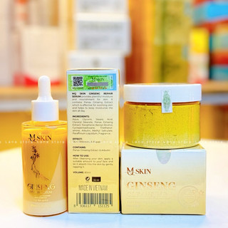Combo Tái Tạo Da Sâm Vàng MQSKIN ( ko sưng - nhanh bong)