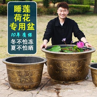 Chậu Giả Đồng, chậu trồng cây, thả sen, súng nhựa cao cấp siêu bền trang trí sân vườn, ban công, thả cá, cây văn phòng