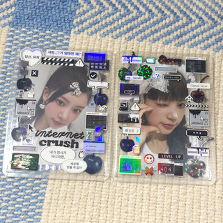 Toploader bảo vệ card trang trí sẵn size A7