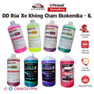 Dung dịch rửa xe không chạm, nước rửa xe ekokemika bio 1l siêu bóng, siêu sạch ,tặng khăn lau đa năng