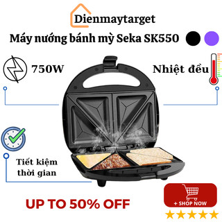 Máy nướng bánh mì, máy kẹp bánh mì sandwich SK550 hàng bảo hành 12 tháng