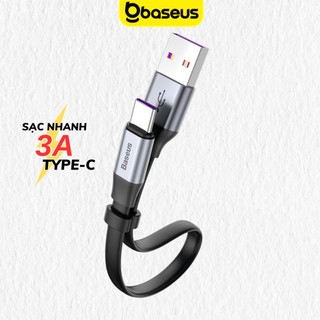 Cáp sạc nhanh Type c 5A dài 23cm QC 3.0 dây cao cấp siêu bền thích hợp cho samsung xiaomi oppo
