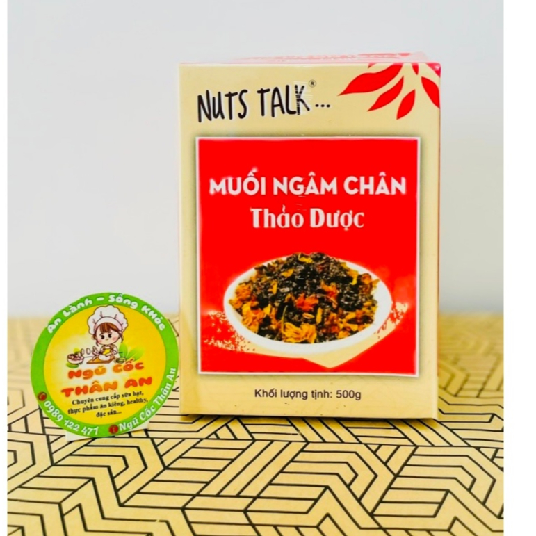 Muối ngâm chân thảo dược Nuts Talk hộp 500gram
