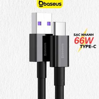 Cáp sạc nhanh Type C 66W /6A Baseus Superior Series dài 1m 2m truyền dữ liệu cho samsung xiaomi