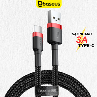 Cáp sạc nhanh Type C Baseus Cafule dây dù siêu bền 1m 2m dùng cho Samsung xiaomi oppo