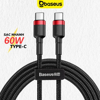 Cáp sạc nhanh Baseus PD 60W cổng Type-C to typeC dùng cho nhiều dòng máy samsung oppo xiaomi