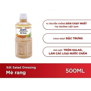 Xốt salad dressing mè rang kewpie 500ml date mới